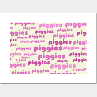 Piggies Posters and Art